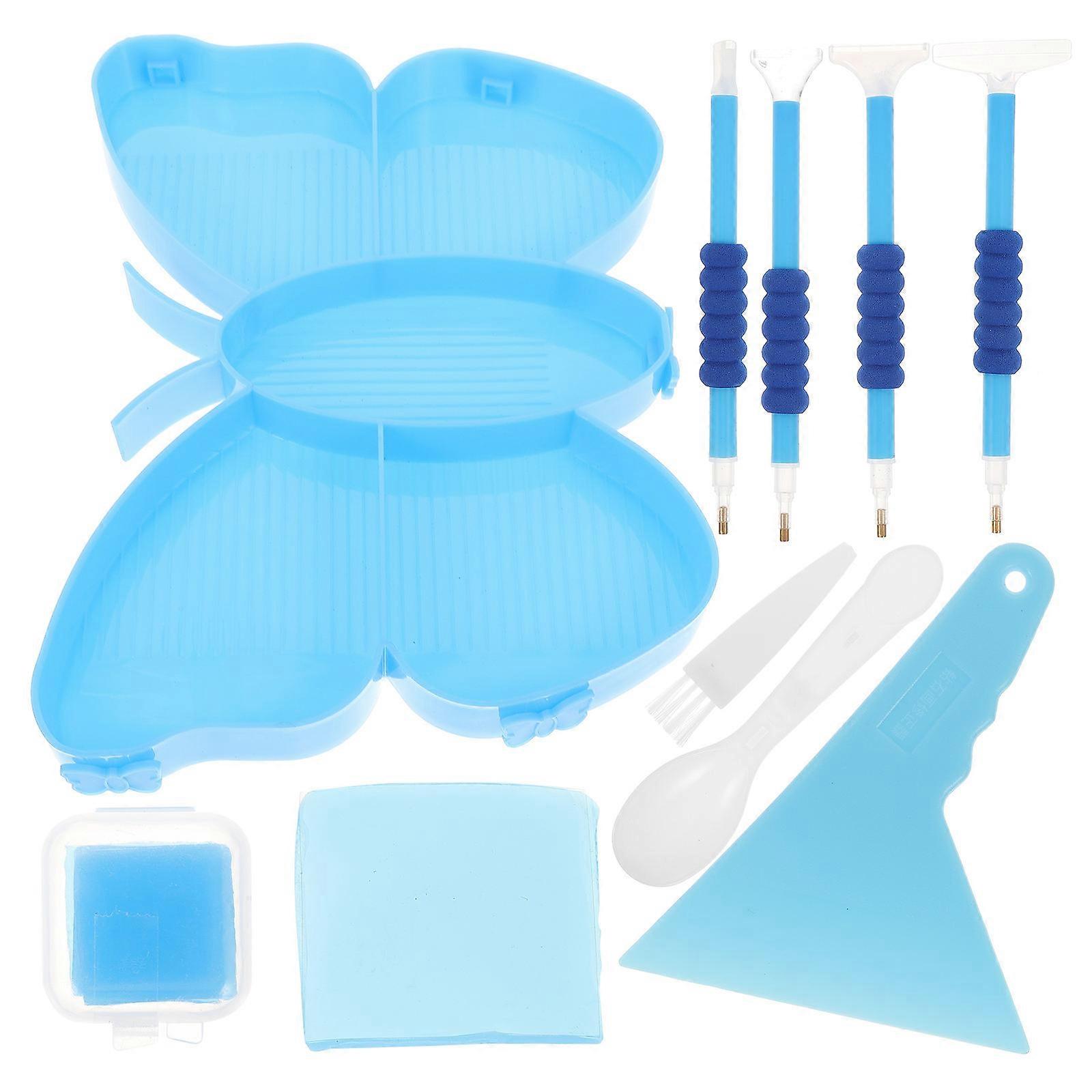 Tray For Beads Plastic Butterfly Shape Multipurpose Making 7.9X5.5X1In 1 Set