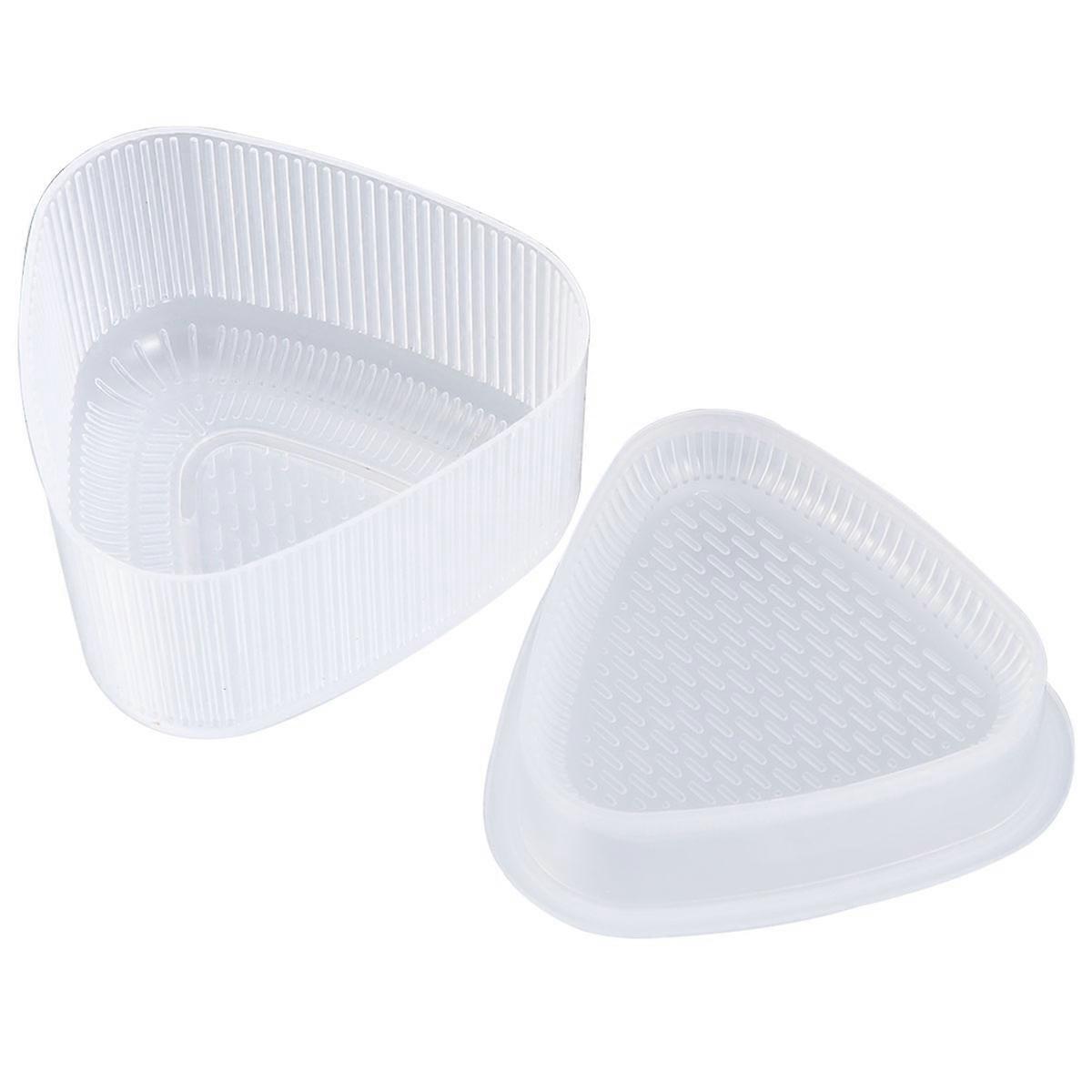 Rice Plate Mold Triangle Rice Ball Molds For Sushi Cuisine Seaweed Snack Making 3 Set