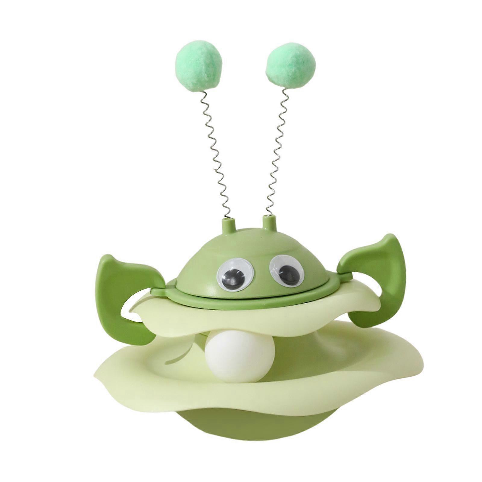 Turntable Cat Toy Kitten Exercise Toys Exerciser Amusement Teaser Wobble