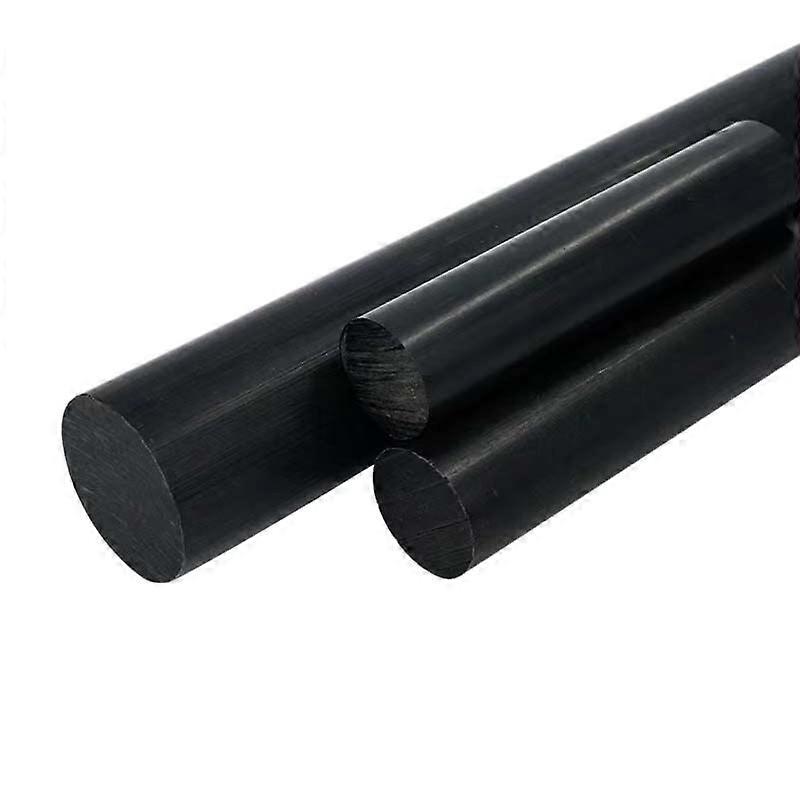 5 mm 45 mm diameter, white black polyamide rod PA6 pure nylon rods, wearresistant pole for working (color: length 25 cm, size: diameter 12 mm).