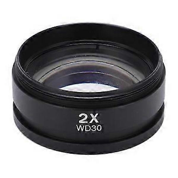 WD30 2X Wide Angle Magnifying Lens Microscope Extra Lens for M48 Interface