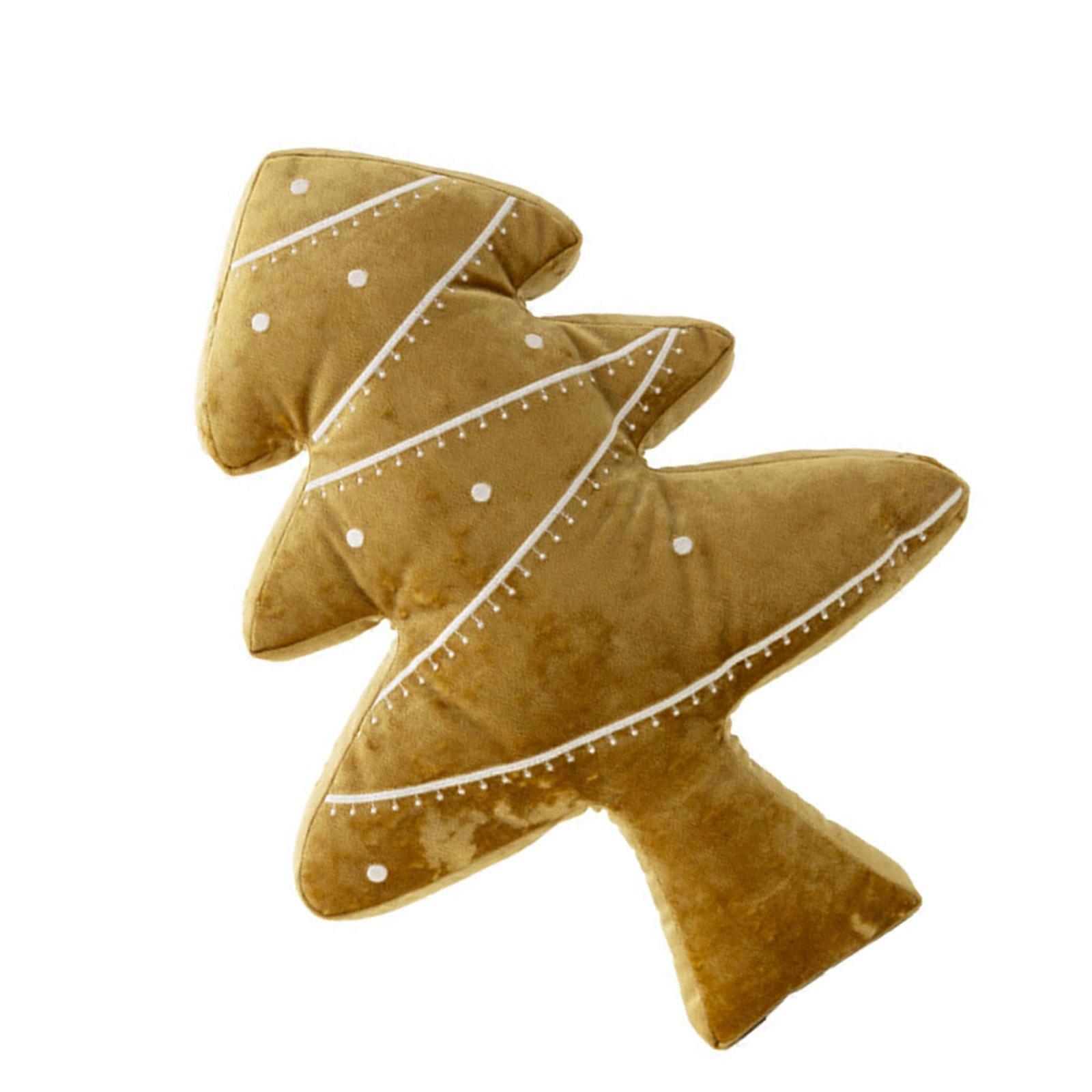 Reversible Polyester Holiday Cushion Cover Hide Zippered Wreath Snow Pattern Daily Use Multicolor