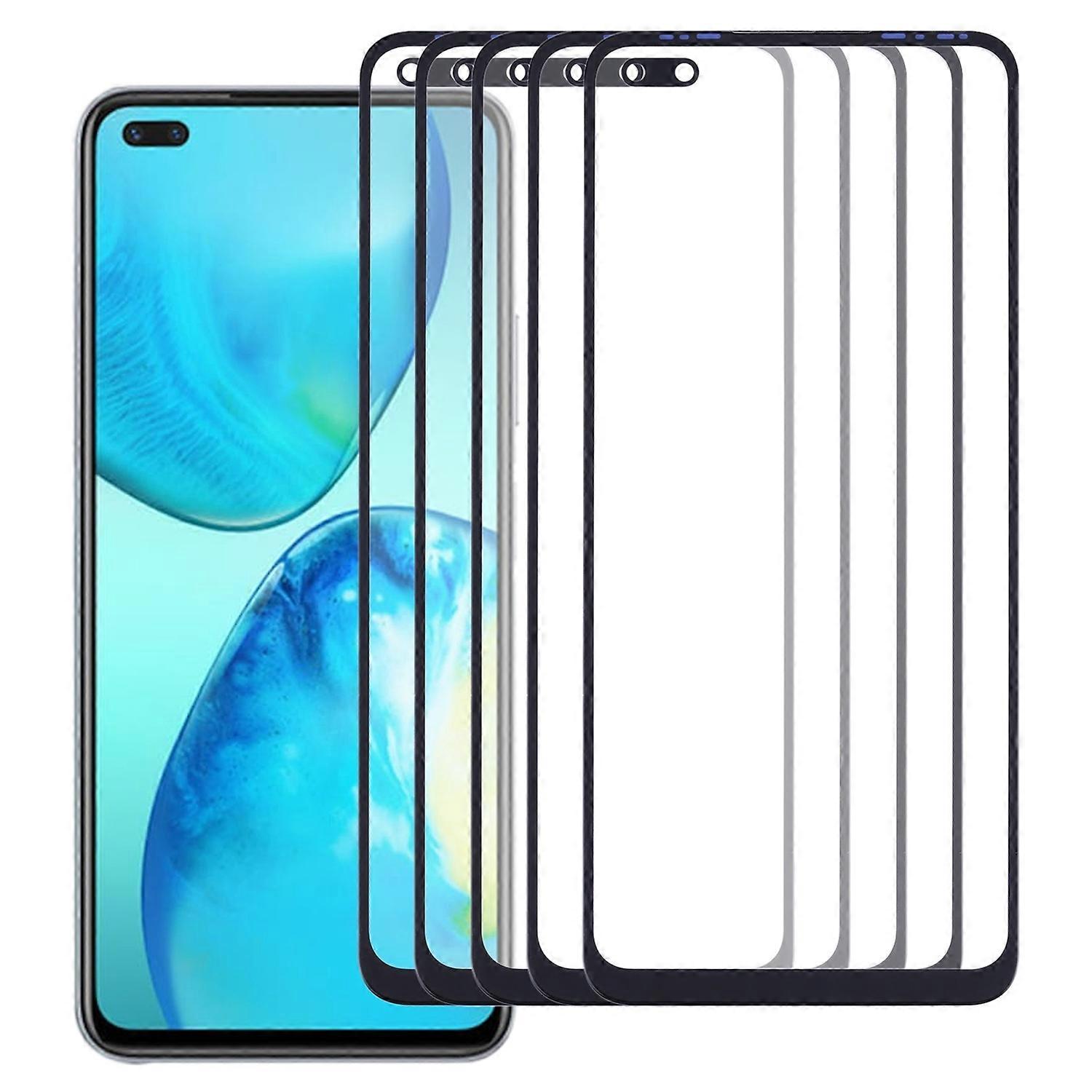 5 PCS Front Screen Outer Glass Lens for Infinix Note 8 X692