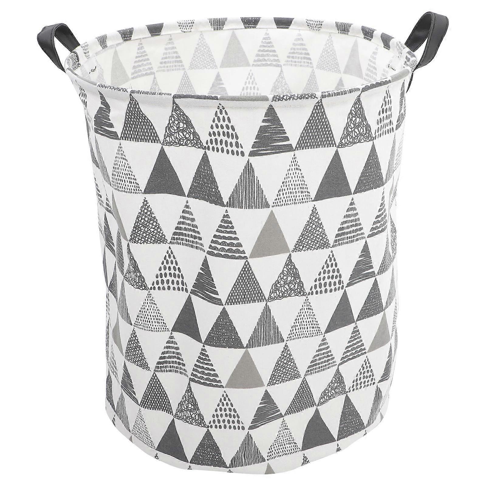 Washable Hamper Foldable Design for Blanket Storage Gray 50.00X40.00X40.00CM 1Pack