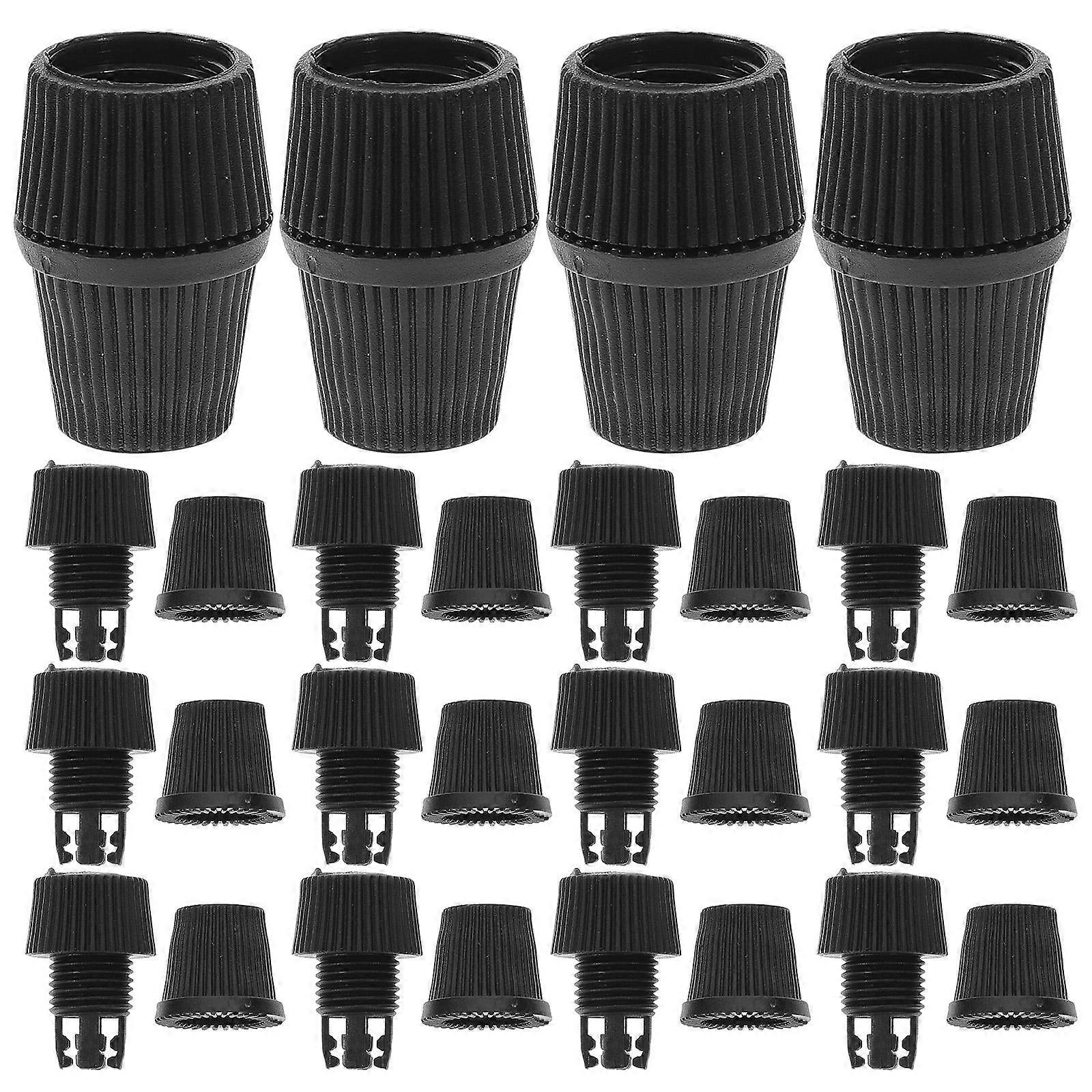 Black Cable Glands for Chandelier Made of PP Material Suitable for Long Term Use 100 Sets