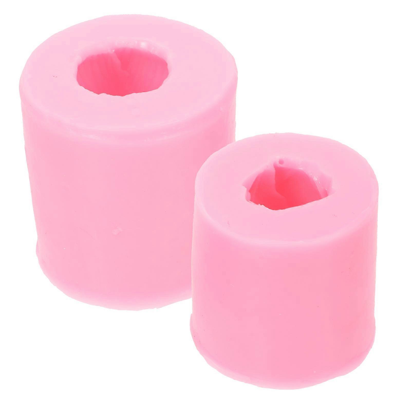 Biscuit Moulds Small Chocolate Molds 2Pcs Pink 5.5X5.5Cm Design For Home Use And Professional Bakers
