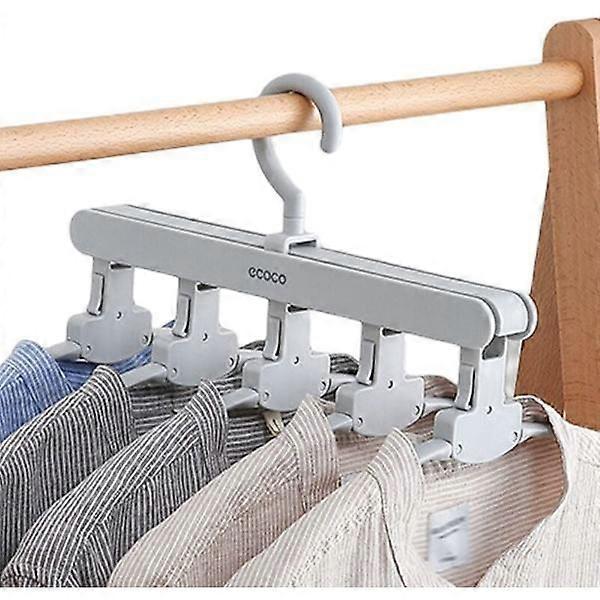ECOCO 5 in 1 Drying Rack Multifunctional Shelves Multifunctional Wardrobe Magic Hanger Coat Storage Organization A
