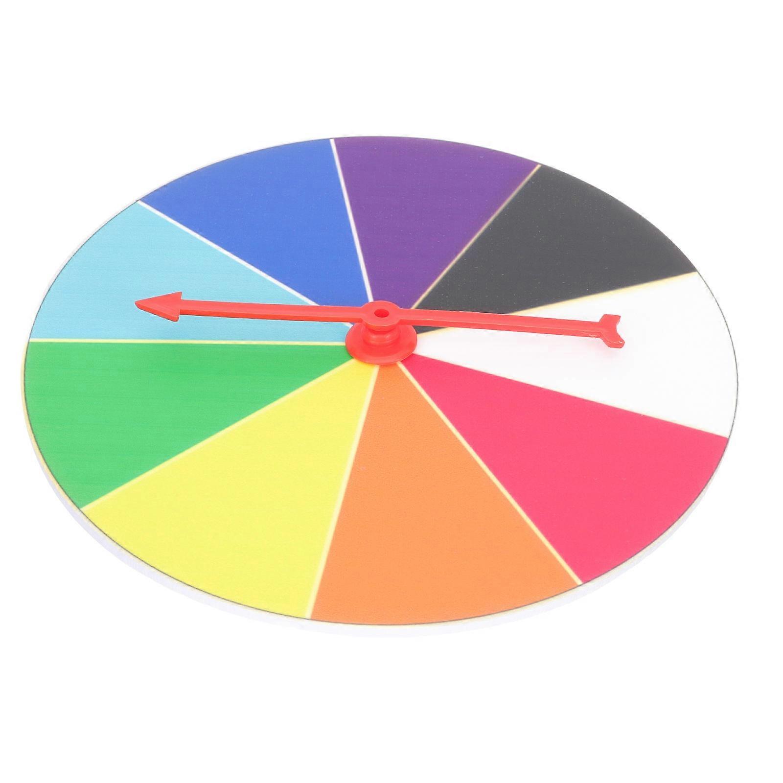Carnival Prizes Game Prize Wheel For Classroom Props Round 20x20cm Plastic 1 Set