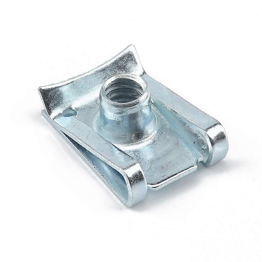 10pcs Manganese Steel Motorcycle U Nut Fasteners Self Tapping U Clips High Strength Elasticity Easy Installation for Bodywork Panels and Dashboard