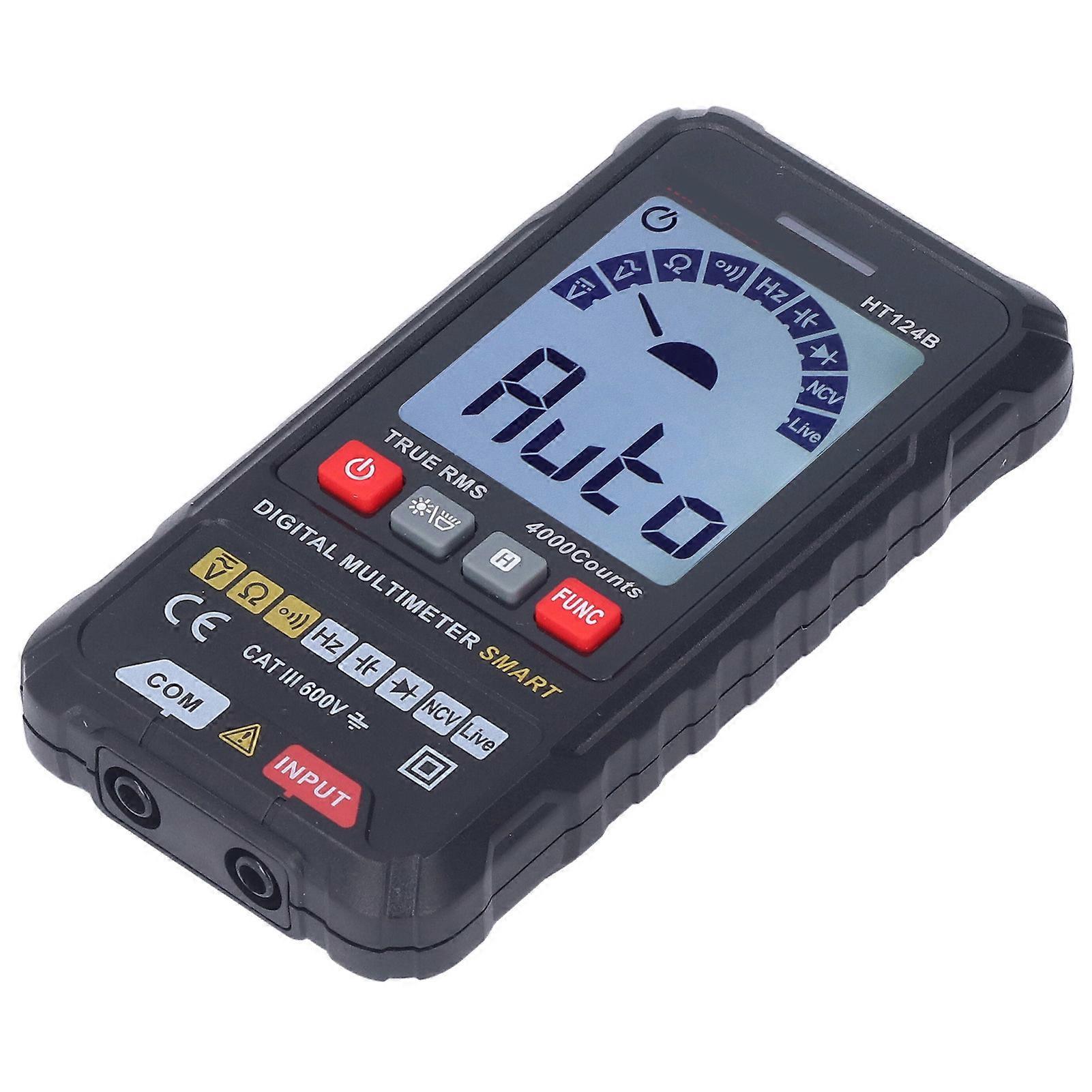 Smart Digital Multimeter Fully Automatic Detection Electronic Parameter Test Meter HT124B