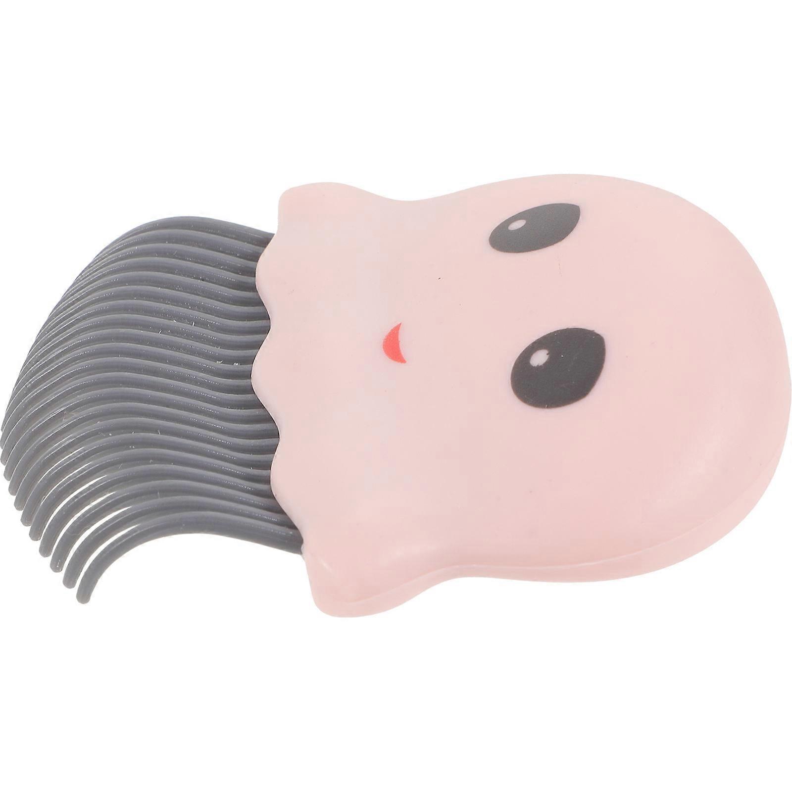 Pink Pet Grooming Brush with ABS Material for Salon Use Works Great on Dogs and Cats 7 Inch