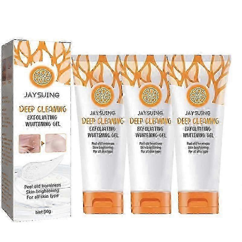 3pcs Orange Exfoliating Gel Scrub Face Skin