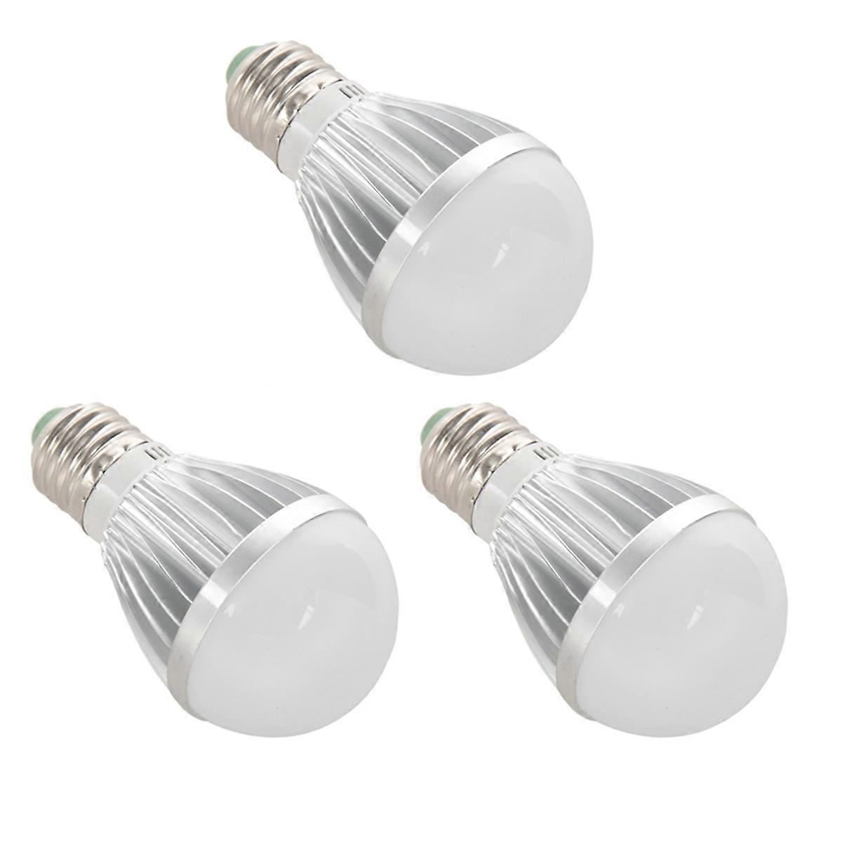 3X E27 5W 12V High-Power White Light Bulb
