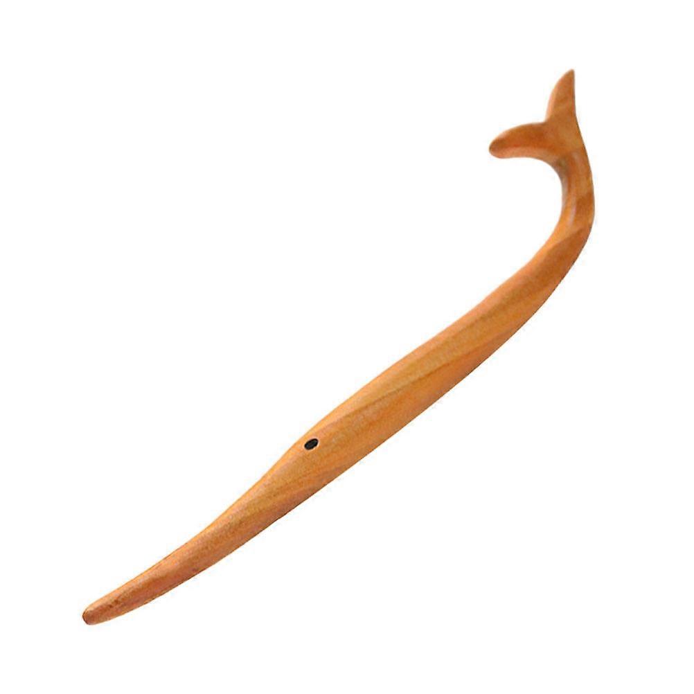 Baguette à cheveux en bois pour femmes brun clair design classique maintient les cheveux fermement