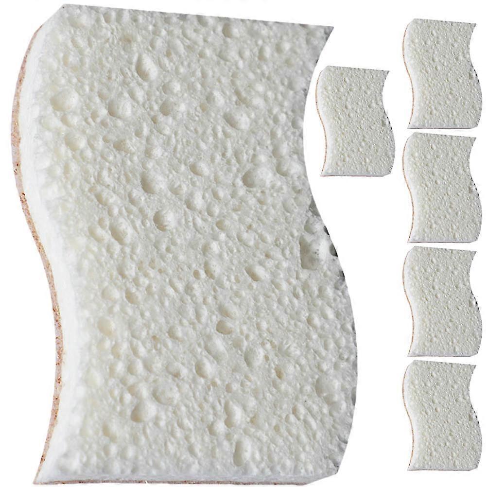 6Pcs Multi function Daily Use Wok and Dish Cleaning Sponges for Household