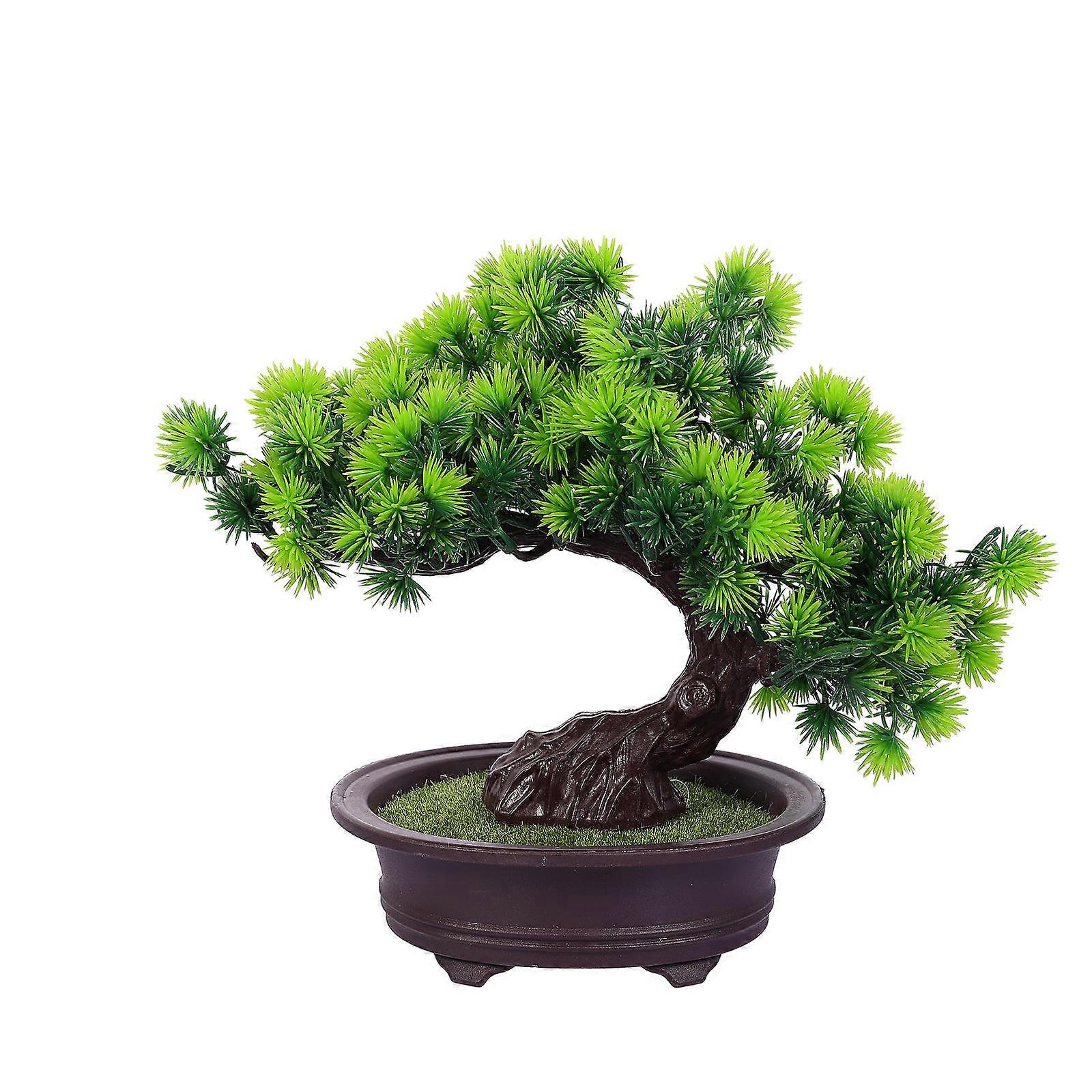 Artificial Plastic Plants Bonsai For Decoration In Simple Lines With Decorative Function 1 Piece