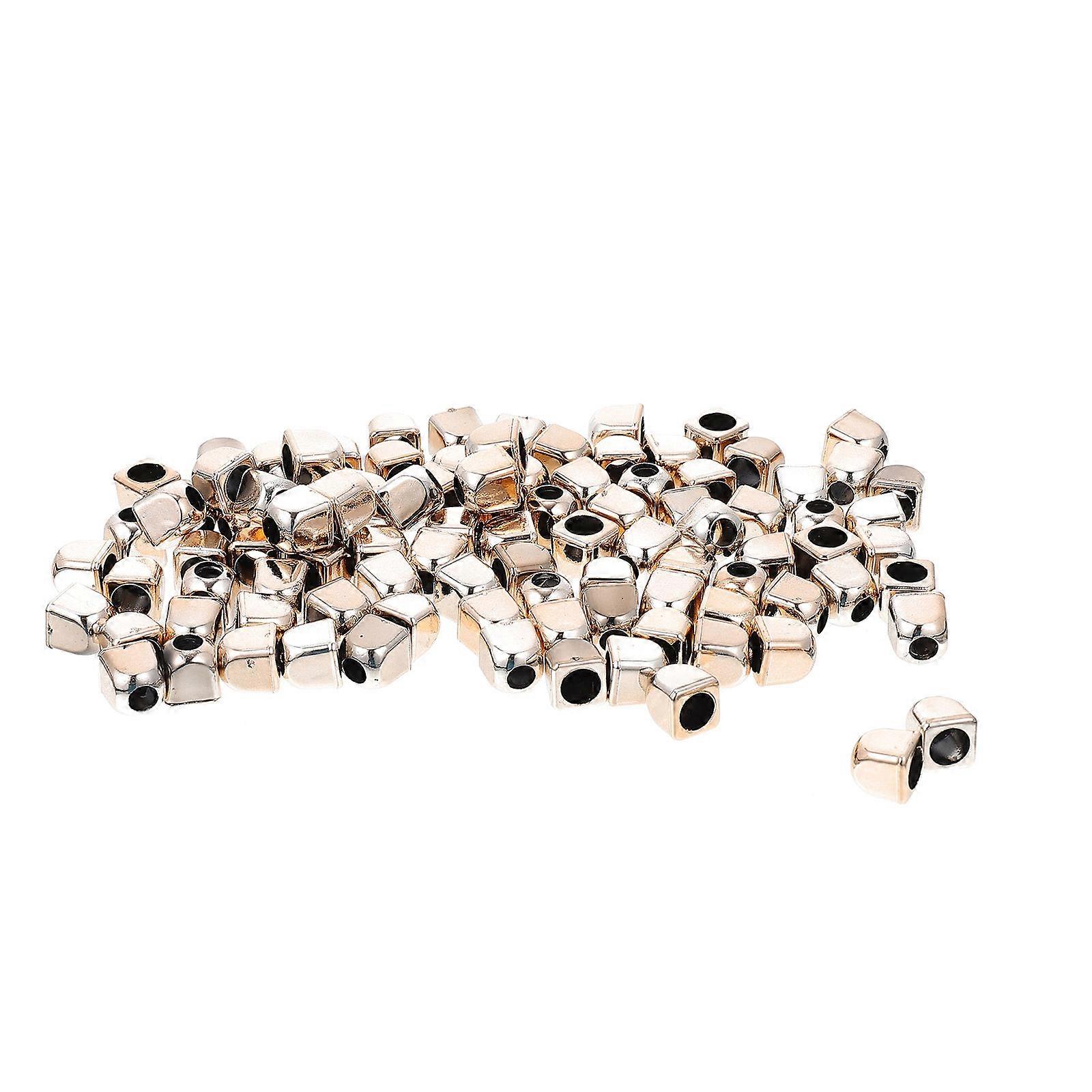 100Pcs Durable Nylon Cord Lock Buckles Ideal For Daily Use On Jackets And Sportswear With Golden Smooth Surface Easily Locking Ropes