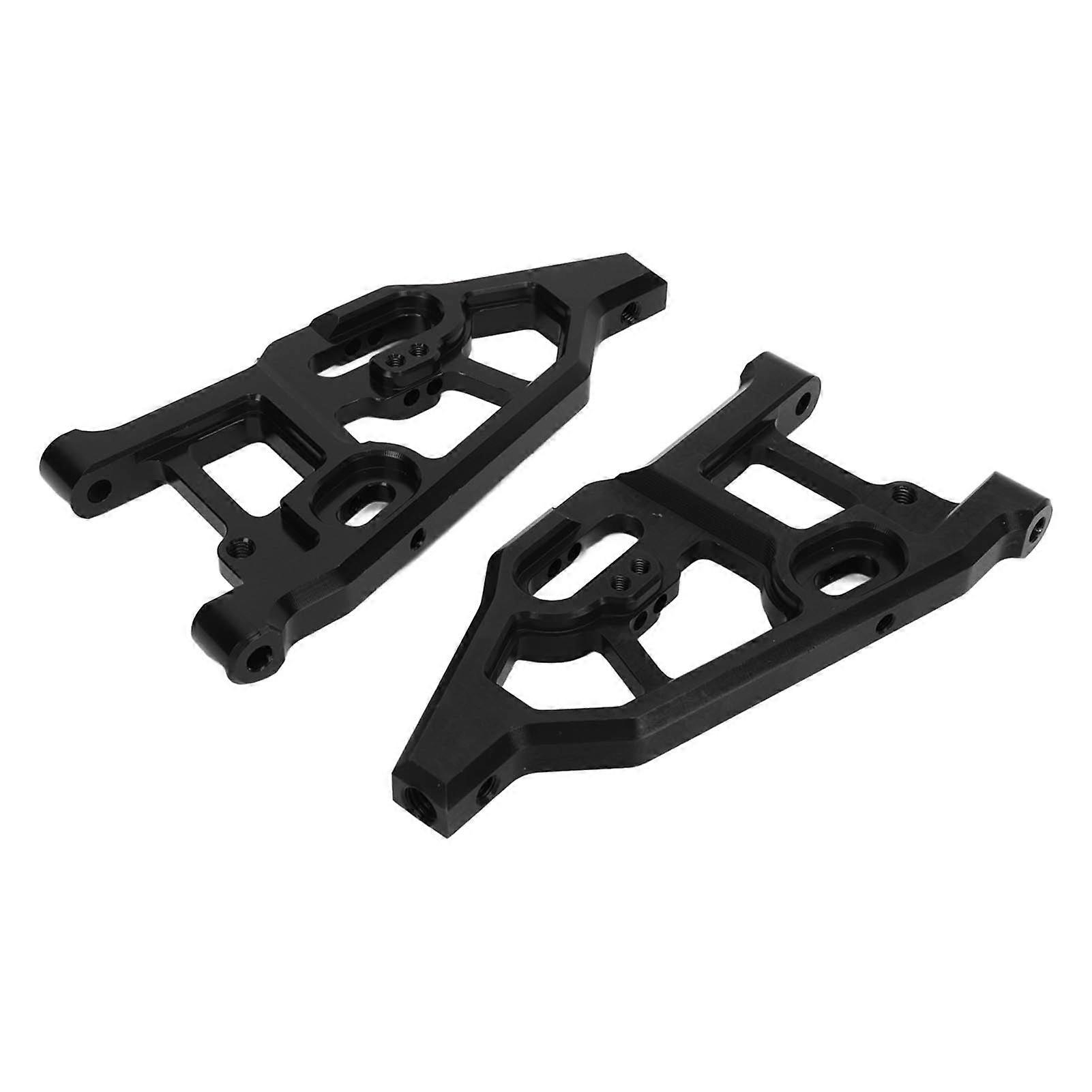 RC Front Lower Swing Arm Aluminium Alloy Low Vibration Light Weight Front Lower Suspension Arm for ARRMA 1/7 1/8 RC Black 