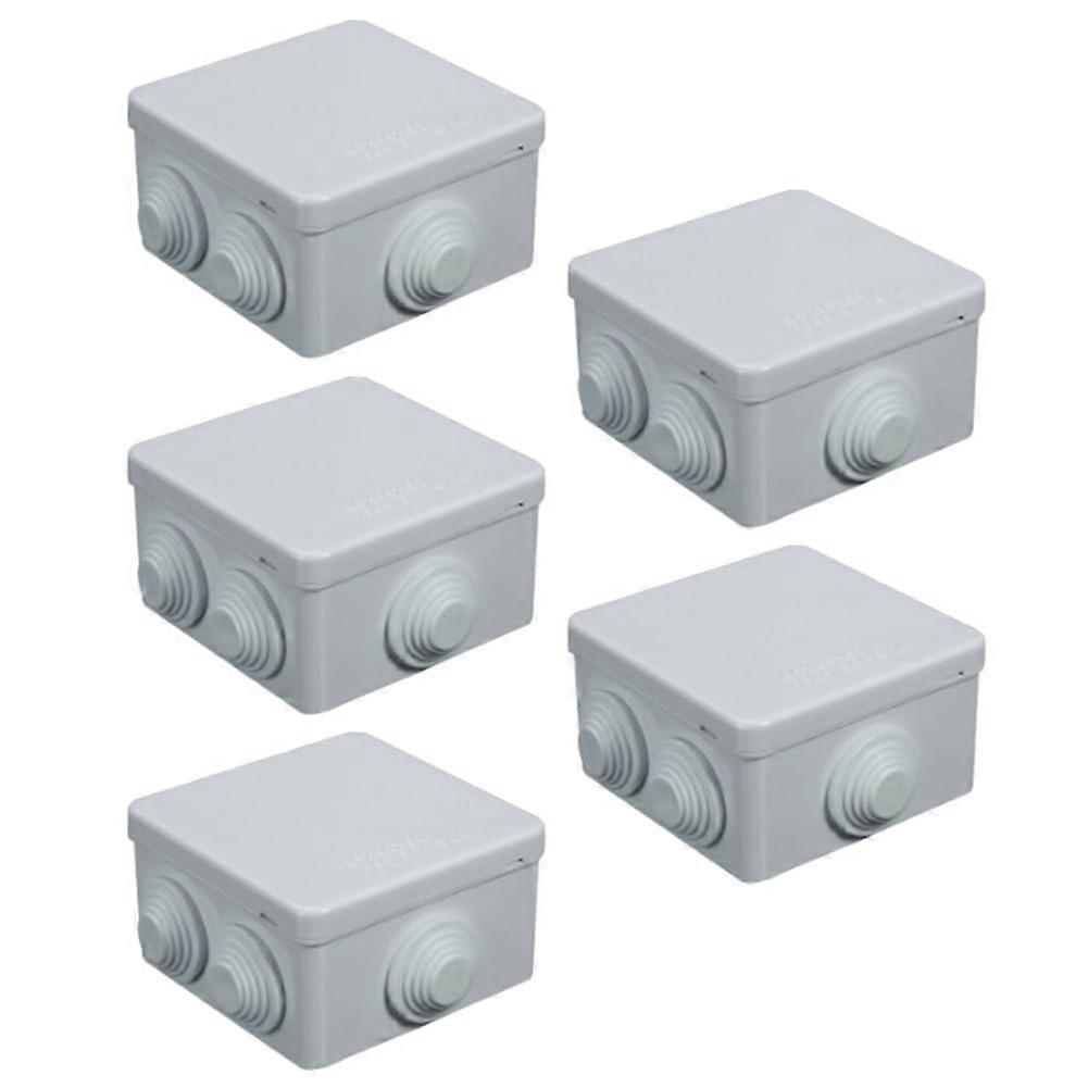 White DIY Waterproof IP65 Junction Cable Branch Electrical Control Box for Indoor Use