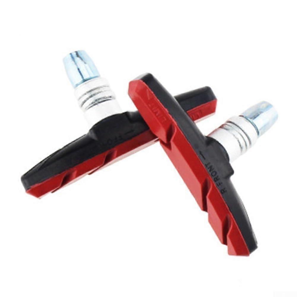 V-Brake Pad Rubber Alloy 2-Piece Replacement Brake Block For Bikes