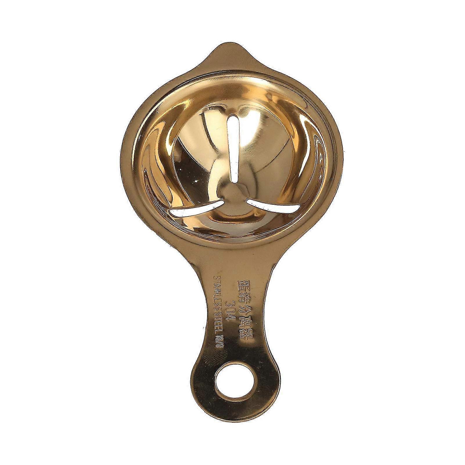 Stainless Steel Egg Separator & Divider - Yolk and Egg White Filter Tool for Baking & Kitchen Use