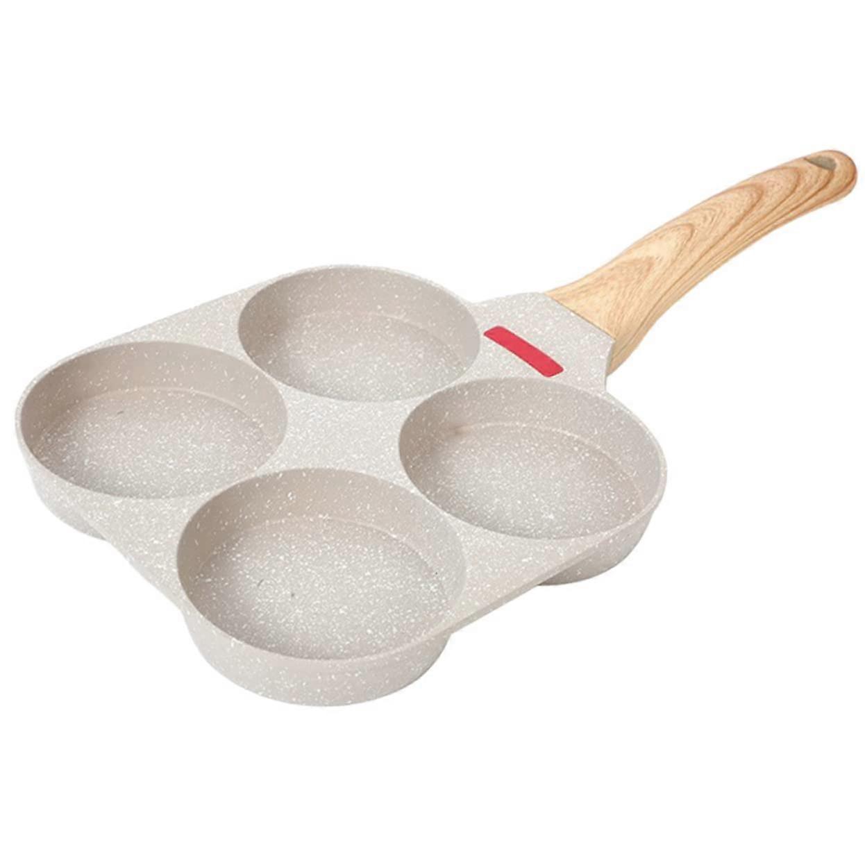 Non Stick Egg Frying Pan With Compartments Induction Compatible Omelet Maker Easy To Clean For Breakfast Home Cooking