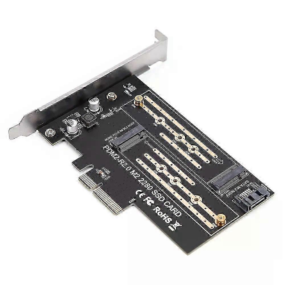 PCIE to M2/M2 Adapter Add On Card SATA M2 NVMe SSD NGFF to PCIE Adapter PCI Express 30 X4 M Key +B Key M2 to SATA PCI-E Card hwy