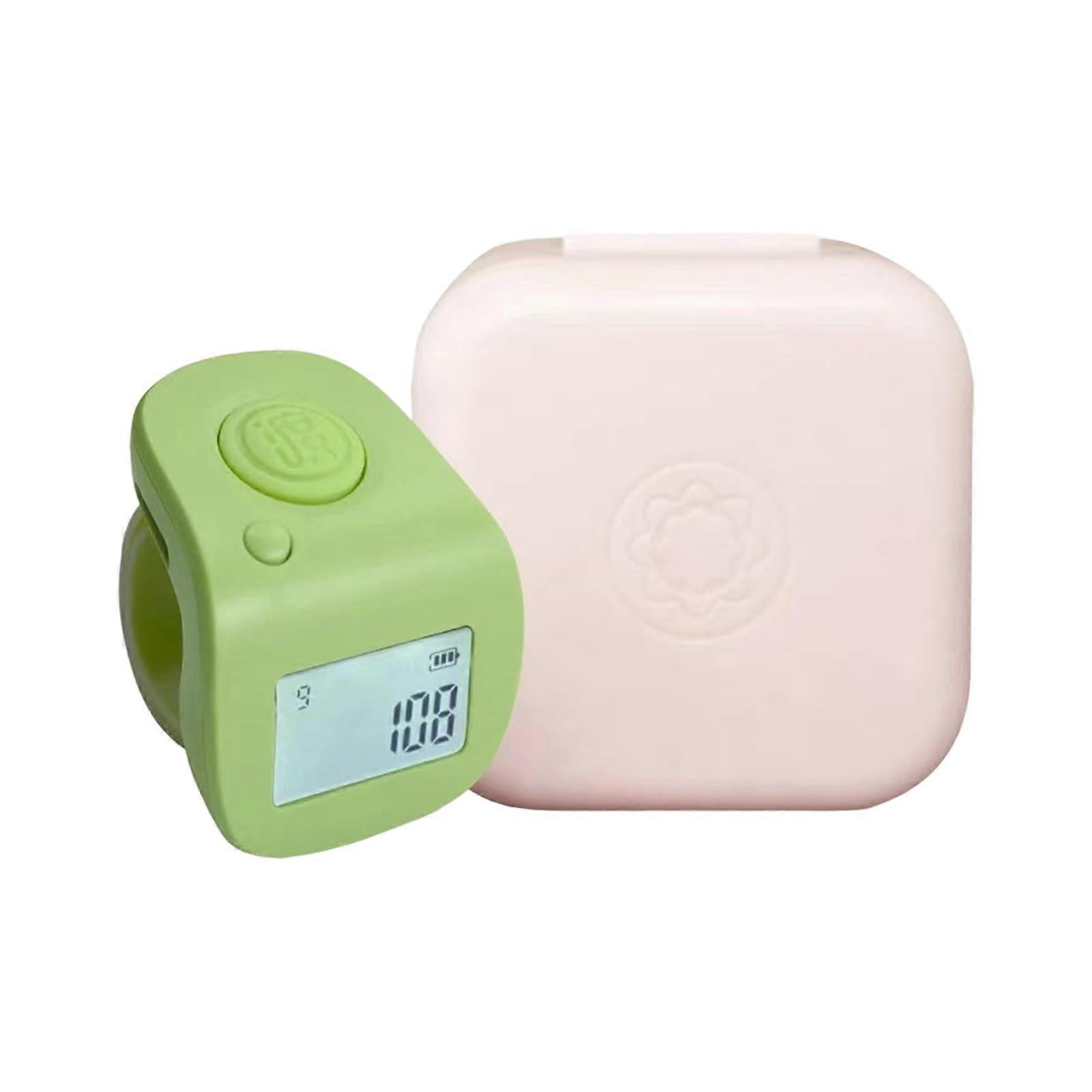 Electronic hand counter with precision display and rechargeable USB port for easy counting in various settings.
