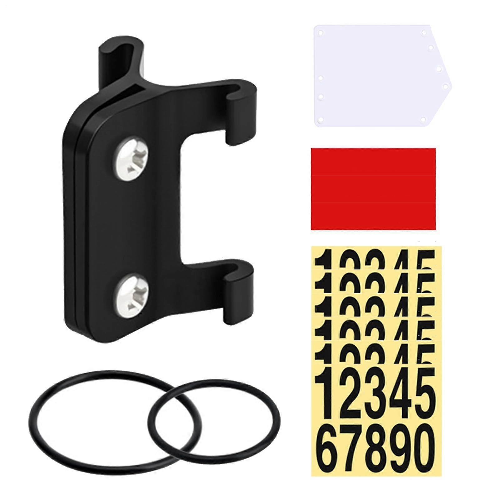 Bicycle Race Number Plate Holder, Multi-Function Start Number Mount for Road, Racing, and Mountain Bikes, Model Suit V