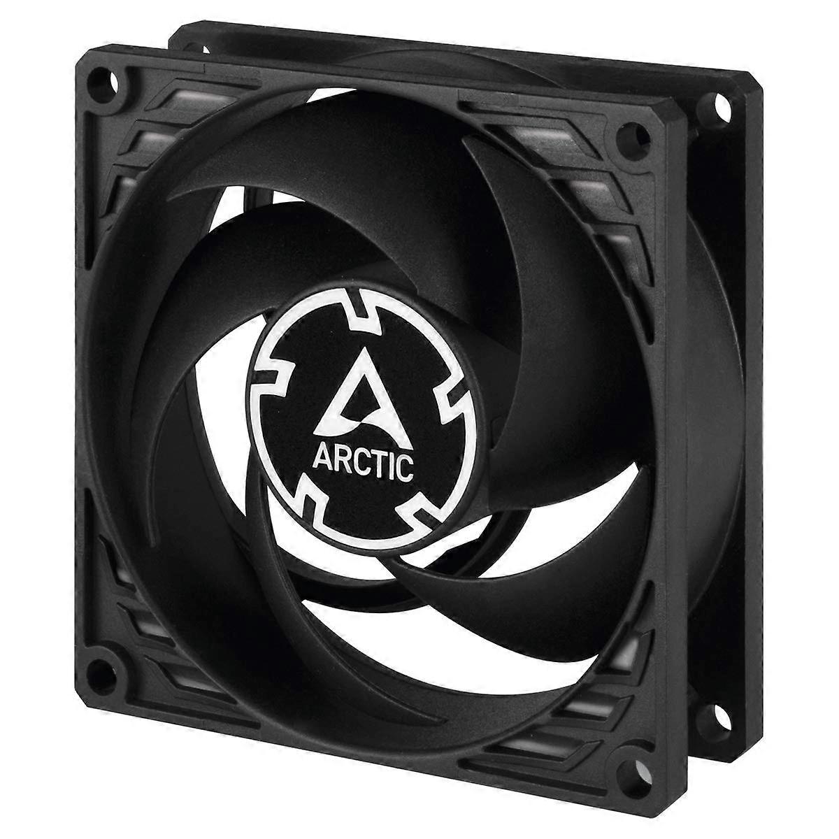 P8 Silent  PC fan, 80 mm case fan, optimised for static pressure, virtually silent fan motor, PC, 1600 rpm  Black P8 Silent P8 Series
