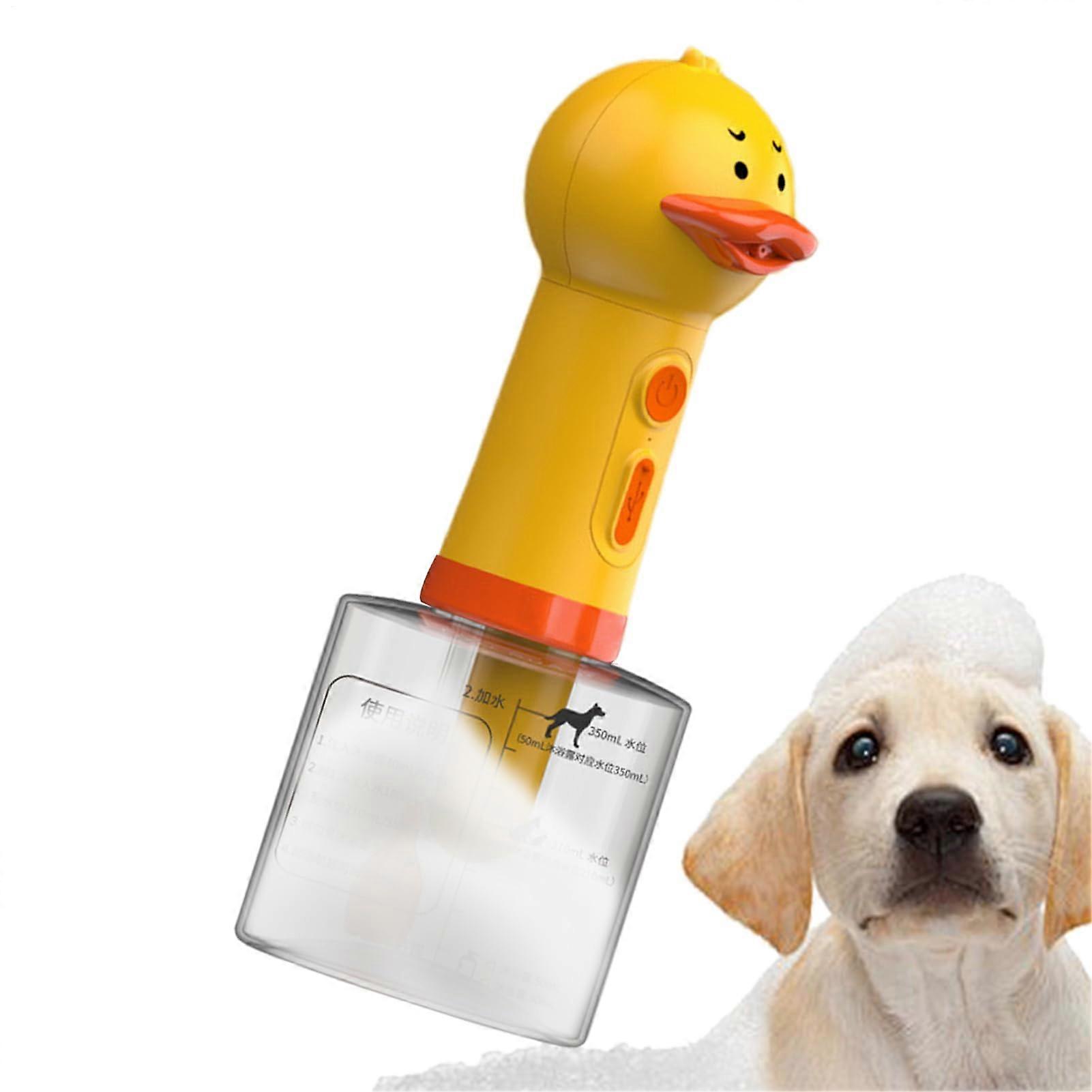 Dog Shampoo Foam Sprayer Rechargeable For Dogs And Cats Pet Bathing Grooming Supplies