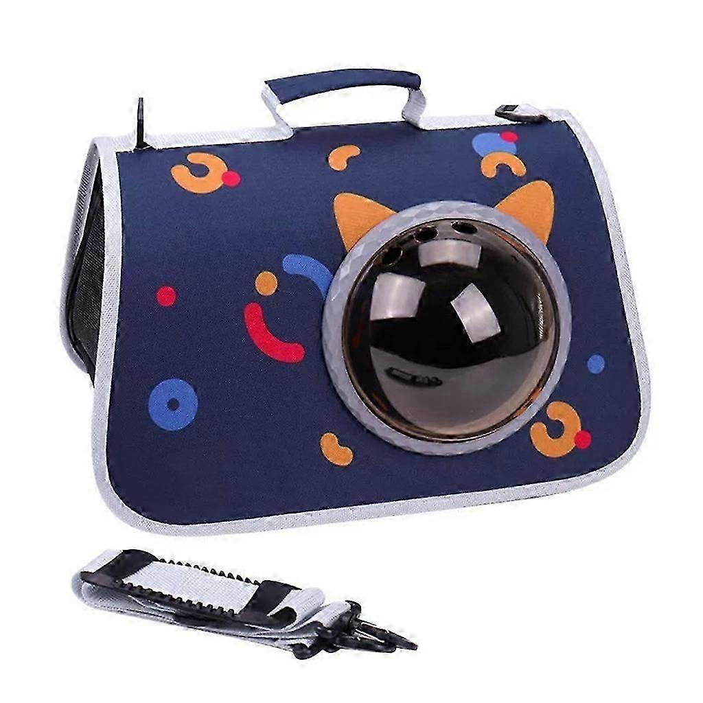 Cartoon Shoulder Pet Tote - Large Capacity Carrier for Puppies on UK Adventures