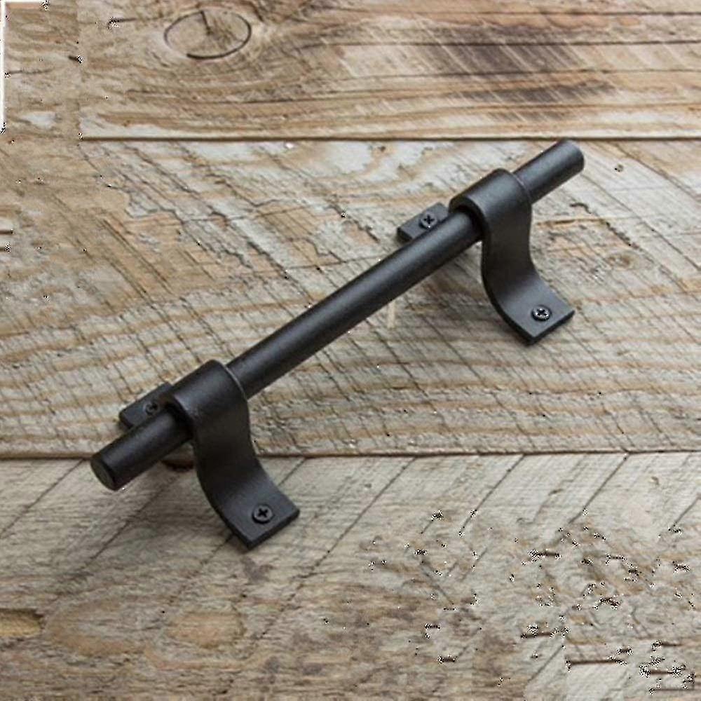 Durable Black Barn Door Handle Set for Sliding Door Hardware