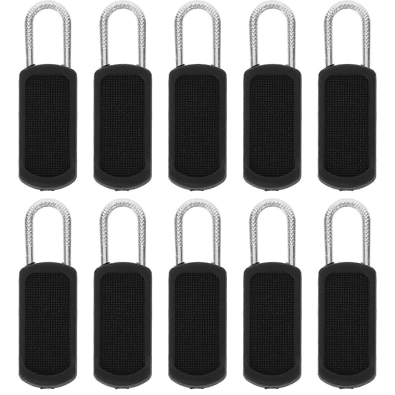 10 قطع سستة سحب استبدال المعادن انفصال سستة مجتذب سحاب سحب علامة التبويب سستة استبدال المنزلق الأمتعة سستة إصلاح لبدلة السترات الملابس