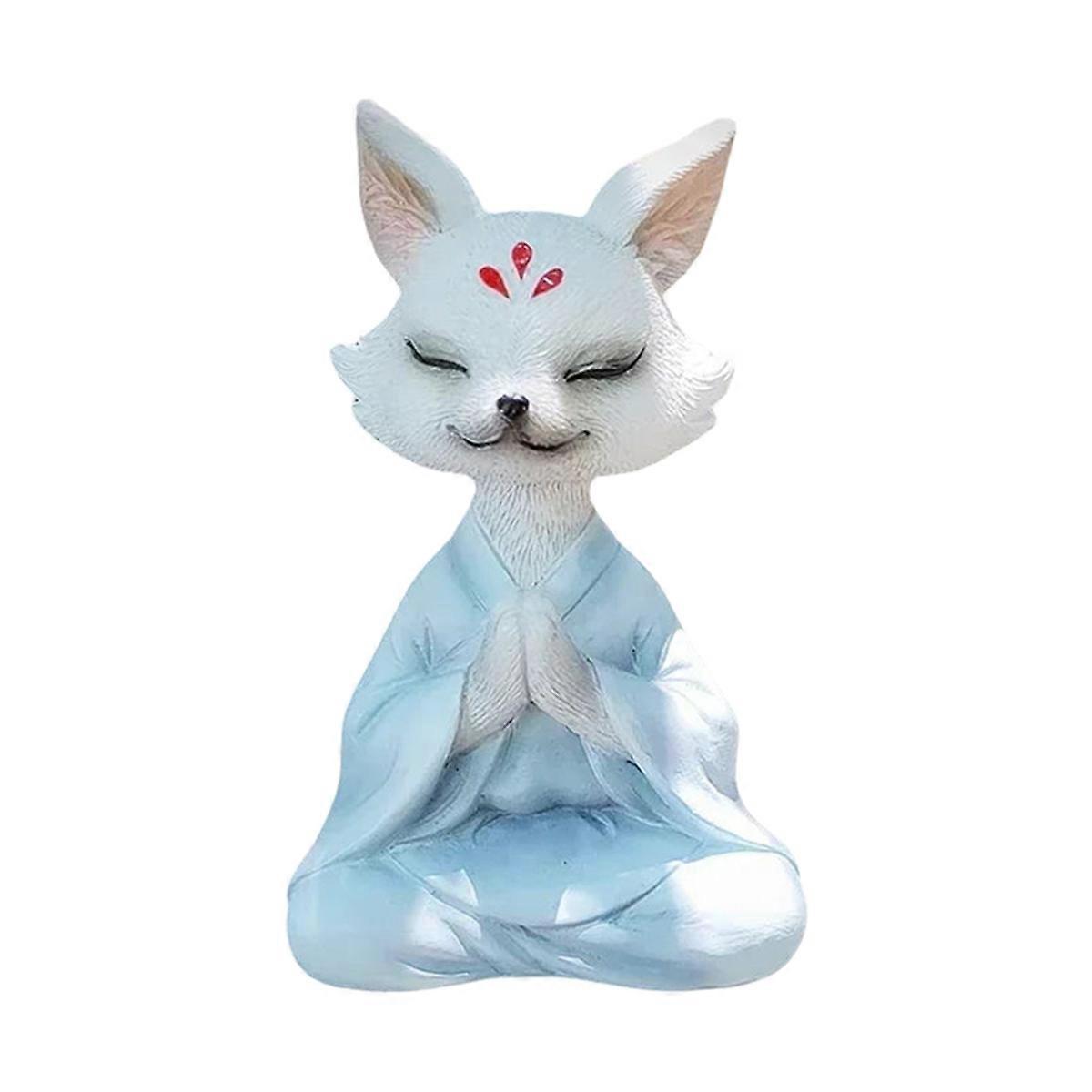 Figurines à neuf queues décor blanc