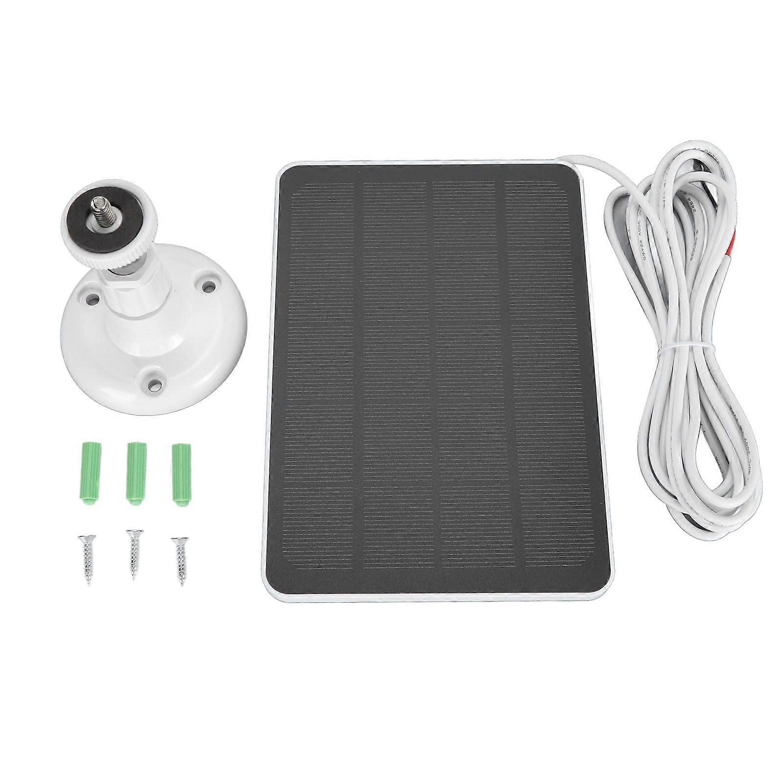 Solar Panel Charger for Google Nest Camera Adjustable Mount Solar Panel with 9.8ft Charging Cable for Doorbell 3 4plus for Video Doorbell 2 3+ CSP4WUW