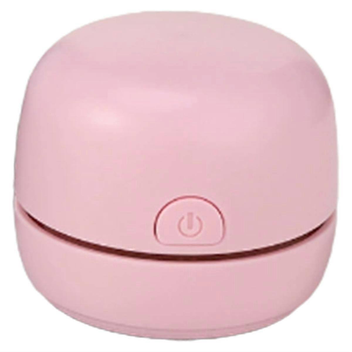 Mini Vacuum Cleaner Desktop Cleaning Wireless Portable Office PC Keyboard Cleaners Pink