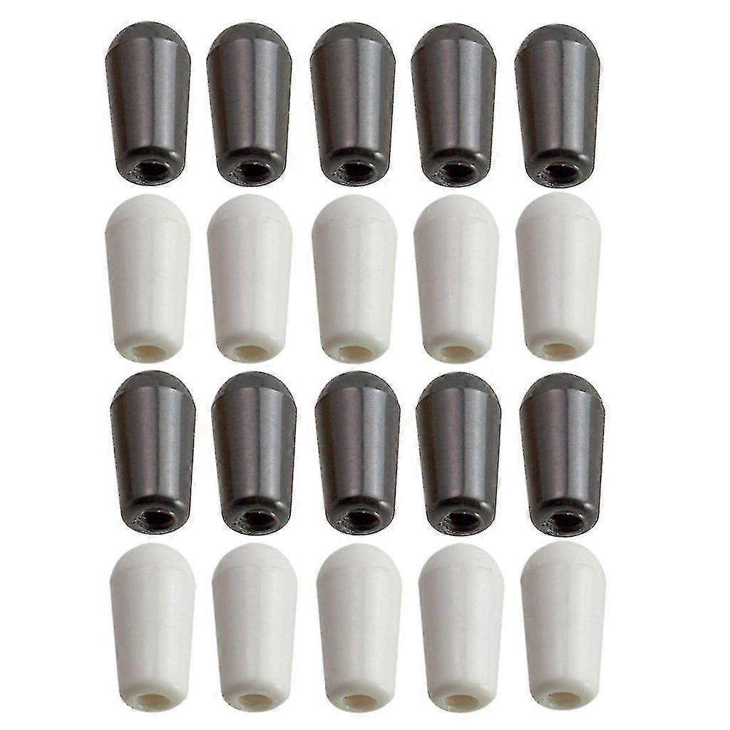 Pack Of 20 Guitar 3 Way Toggle Switch Cap Tips Buttons for / Guitar Accessory 4mm