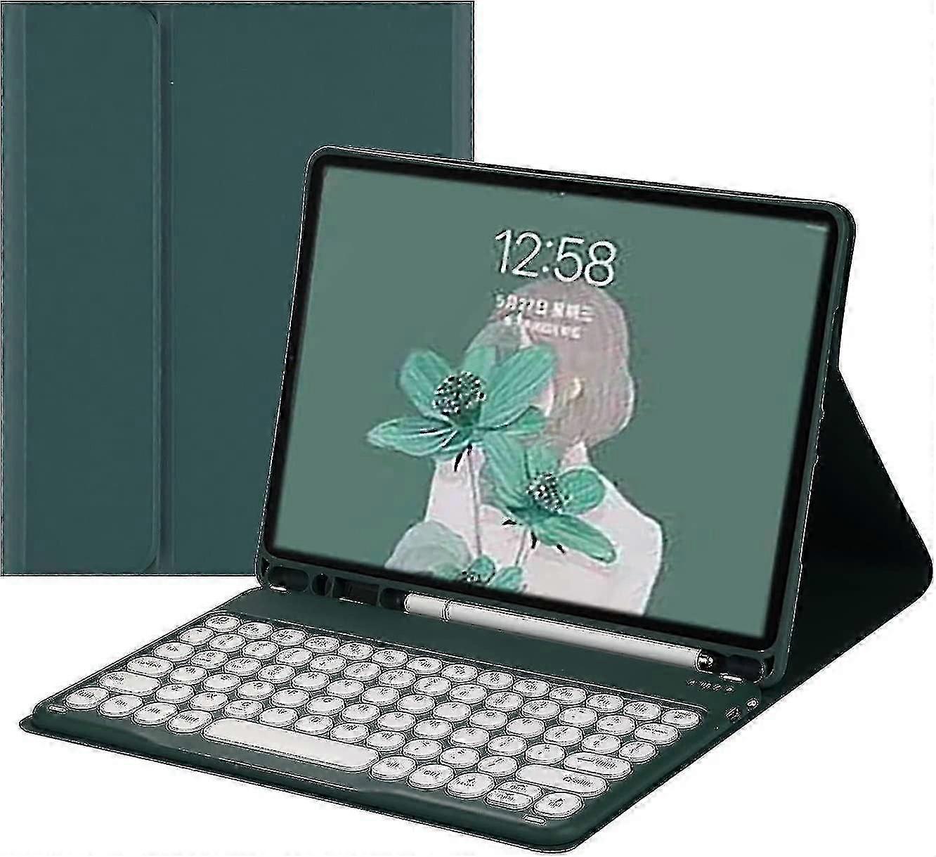 Stylish Galaxy Tab S6 Lite 10.4" 2022/2020 Keyboard Case with Colou...