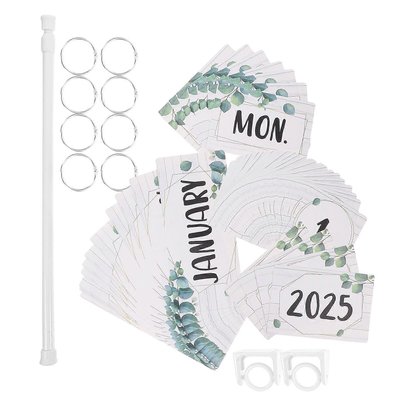 1 Set Classroom Flip Calendar For Bulletin Board Easy To Install Retro Classroom Decor Retro Classroom Decor Cute Calendar Office Calendar