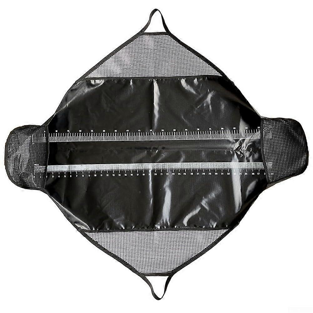 Fishing Unhooking Mat Fish Safe Soft Mesh Weigh Sling Portable Weigh And Measure Sling Compact Lightweight