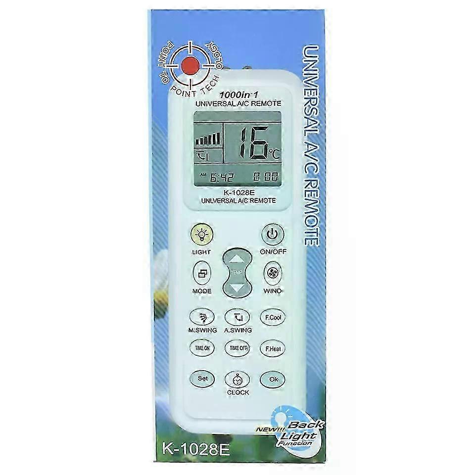 Universal AC remote K-1028E LCD 1000 in 1 for air conditioner