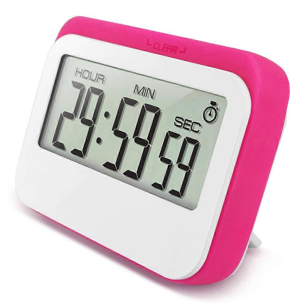 TKdaddy 320 Large Screen Kitchen Timer Countdown Alarm Clock Reminder for Students / Cooking Rose