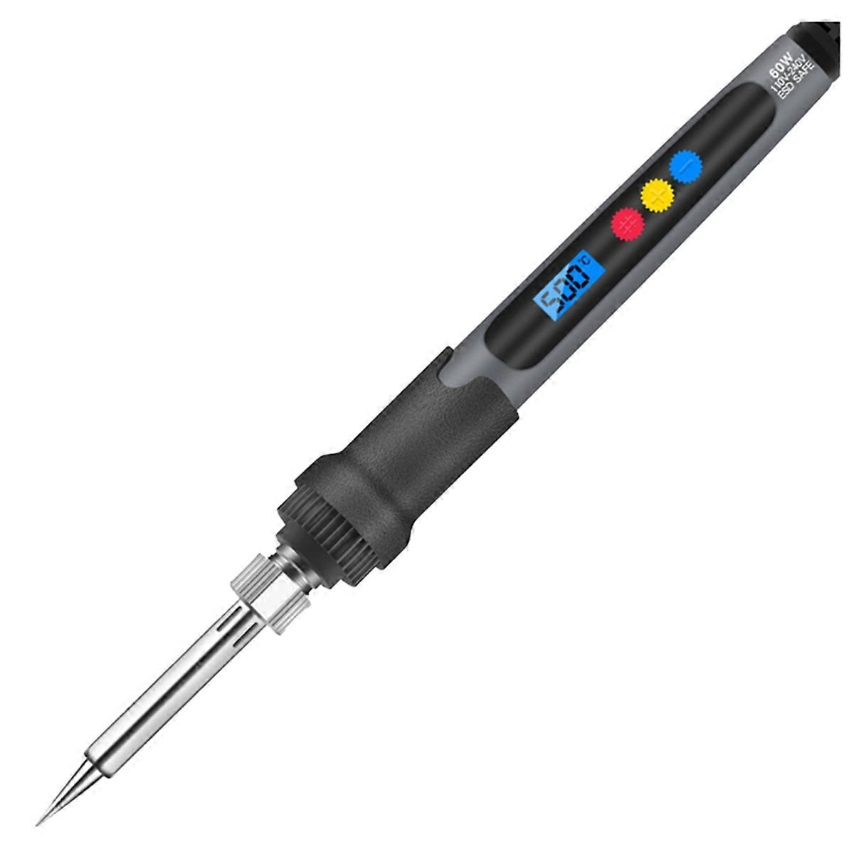 60W Digital Soldering Iron Carving Pyrography Tool 3D Printing Modify Finishing Tool Burning Embossing Soldering Pen EU