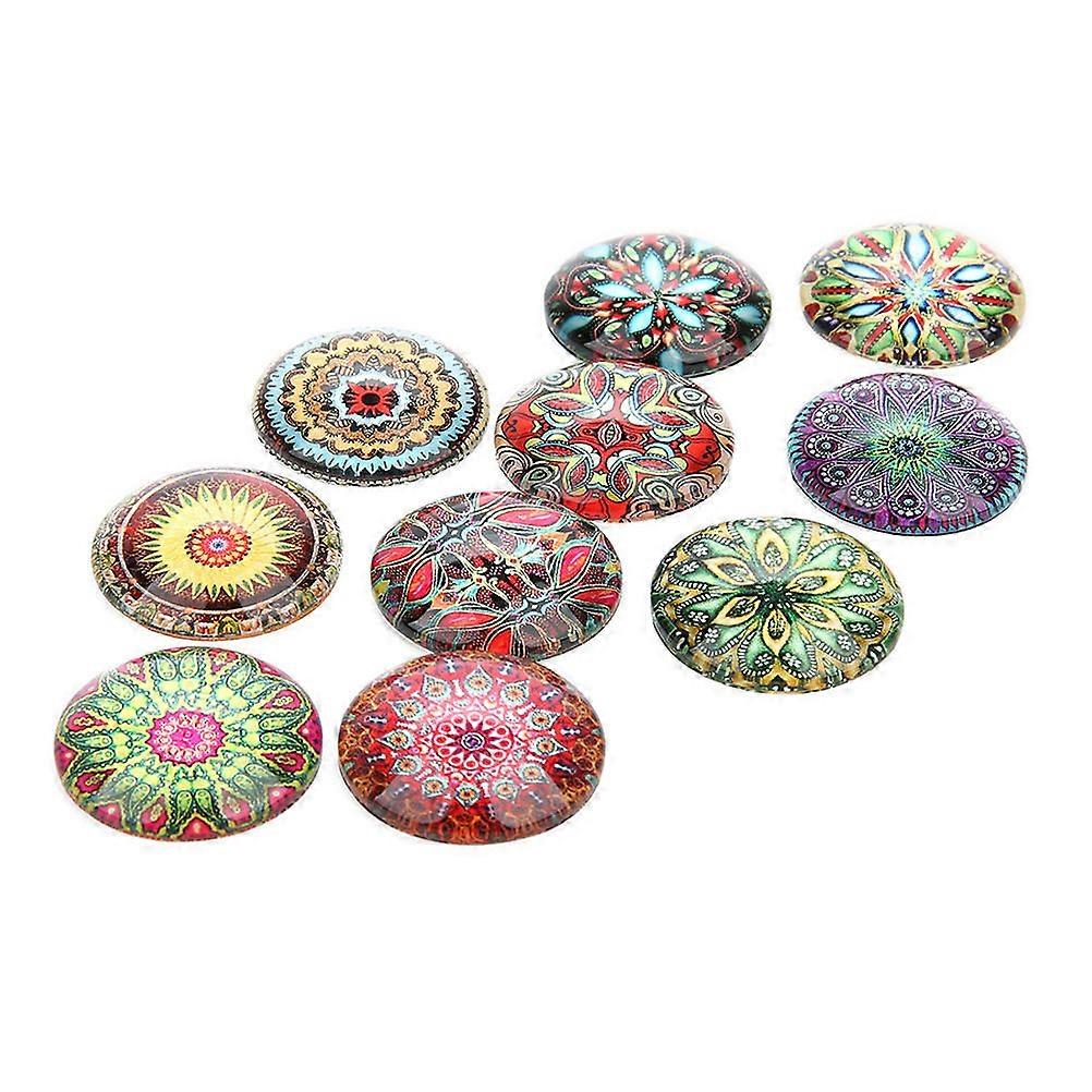20Pcs Round Sunflower Patches For Jewelry Making And Home Decoration In Multi Color With Creative DIY Crafts