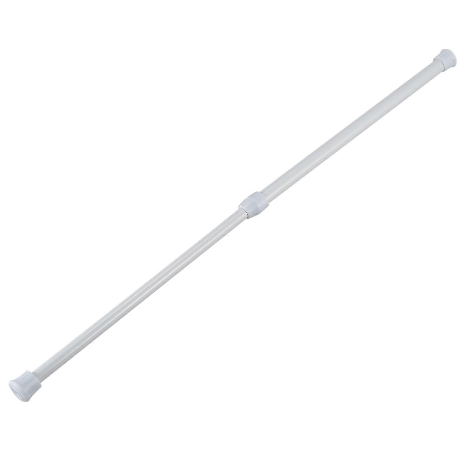 Tringle de douche télescopique tringle à rideau de douche tringle télescopique de douche Blanc 30-50 cm