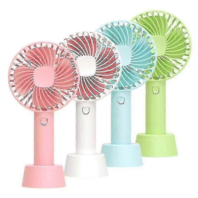 Mini handheld fan for personal cooling with USB rechargeable battery