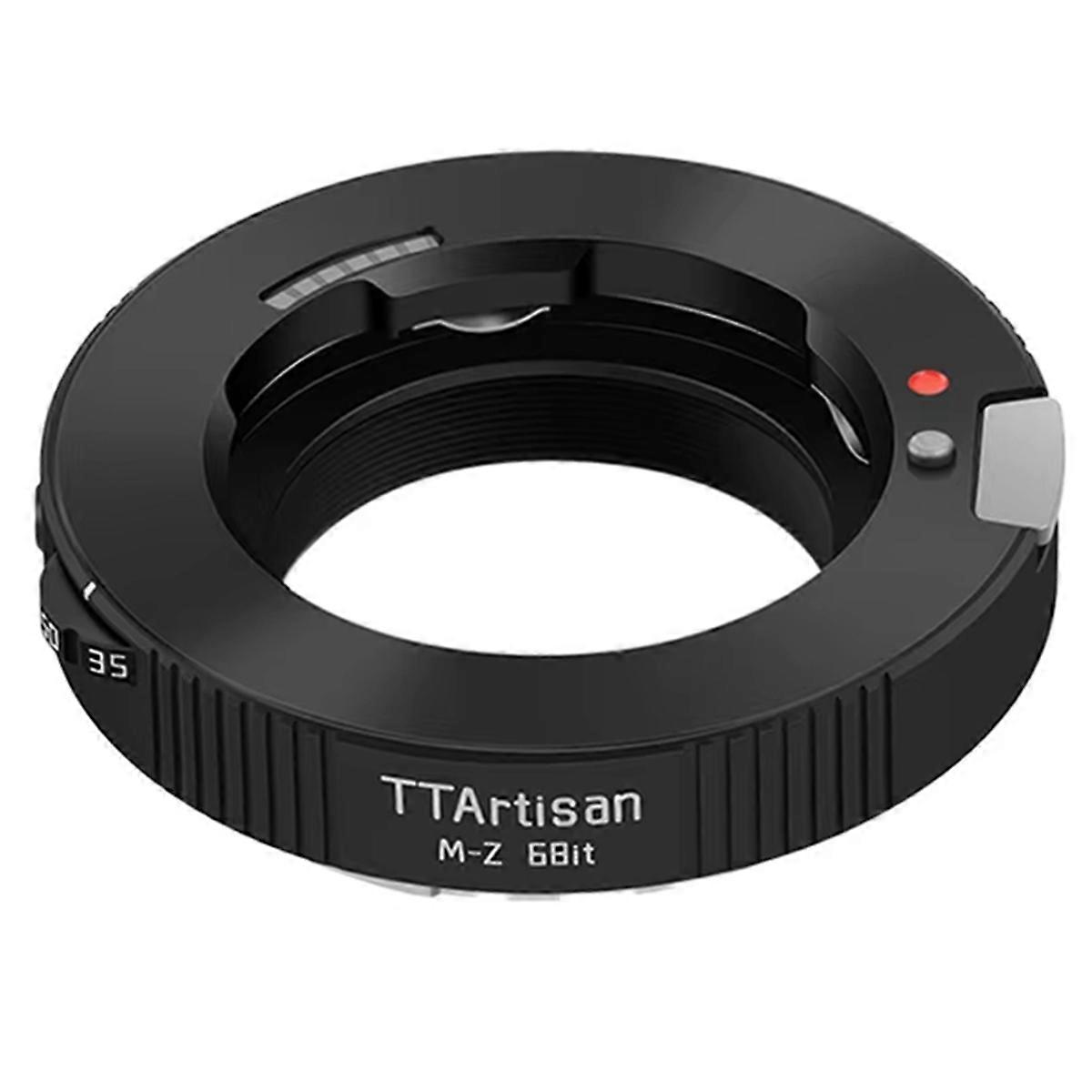 M-Z 6 Bit Z7 Adapter Ring for M Lens to Z Camera Support Exif Transmission and Turn on Stabilization
