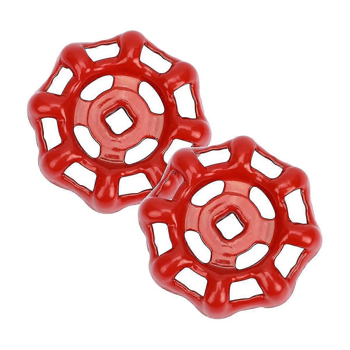 2 Pack Outside Faucet Handles Replacement Faucet Wheel Handle Stem Hole Hose Bib Handle Cast Iron Wa