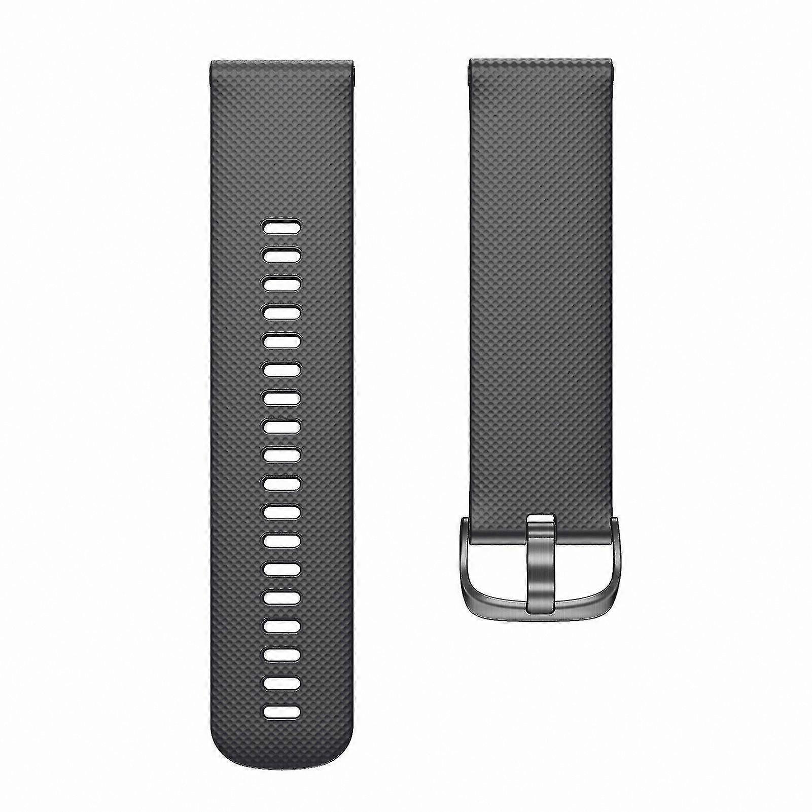 Silicone Wristband for Garmin Vivoactive and Forerunner Series, 18/20/22mm Watch Accessory Band
